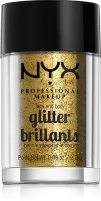 NYX Professional Makeup Glitter Face and Body Glitter Color 05 Gold 2.5 g