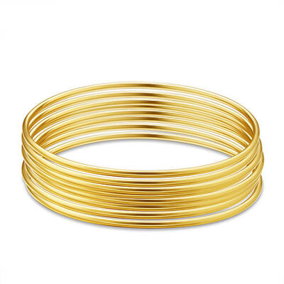 Brass Buddhist Bangle Sets