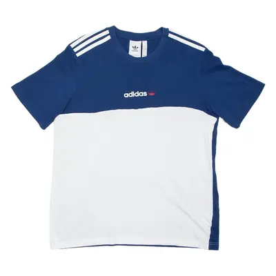 ADIDAS Mens T-Shirt Blue M