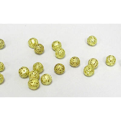 Brass Filigree Beads