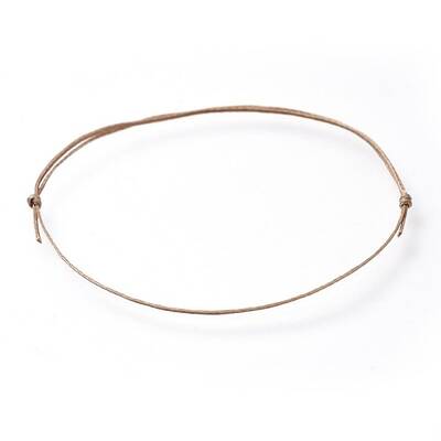 Adjustable Flat Waxed Polyester Cords Bracelet Making