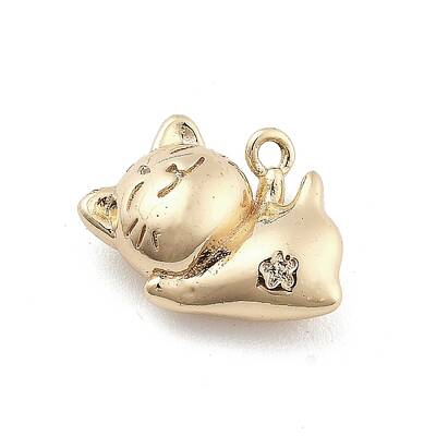 Brass Micro Pave Cubic Zirconia Pendants