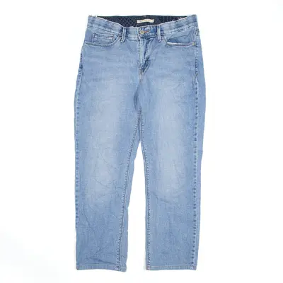LEVI'S 525 Jeans Blue Denim Regular Straight Stone Wash Womens W30 L25