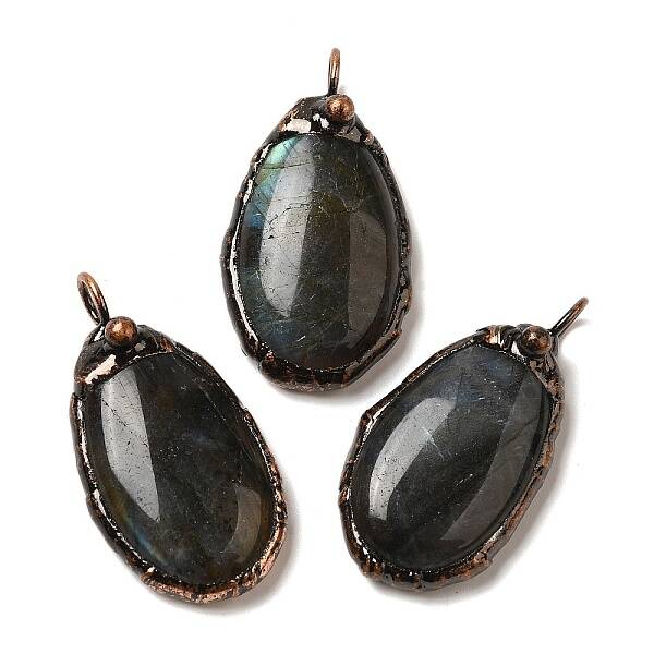 Natural Labradorite Pendants