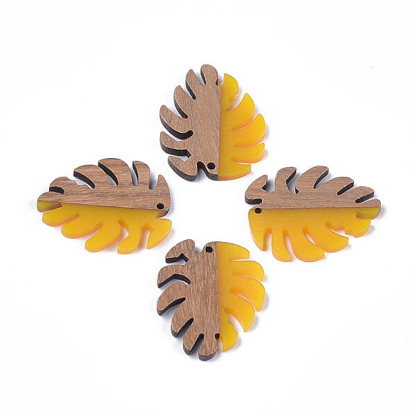 Resin & Walnut Wood Pendants