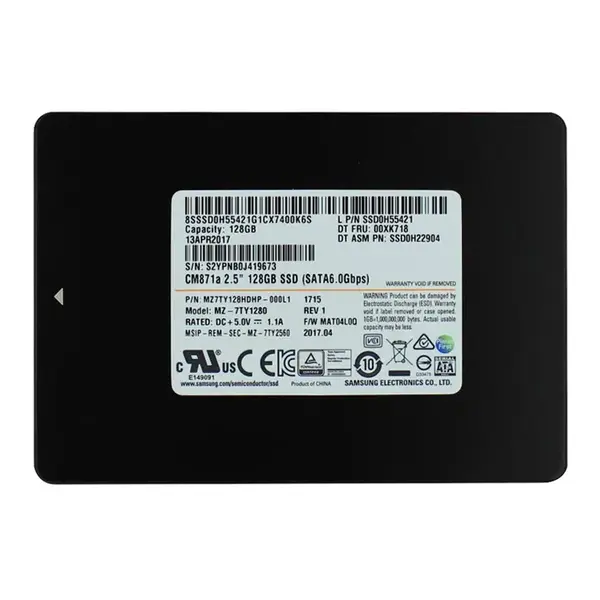 SSD0H55421 IBM 128GB SATA 6GB/s 2.5-Inch Internal Solid State Drive