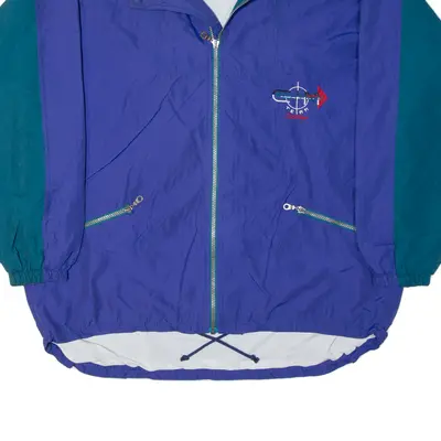LOFFLER Mens Shell Jacket Blue 90s XL