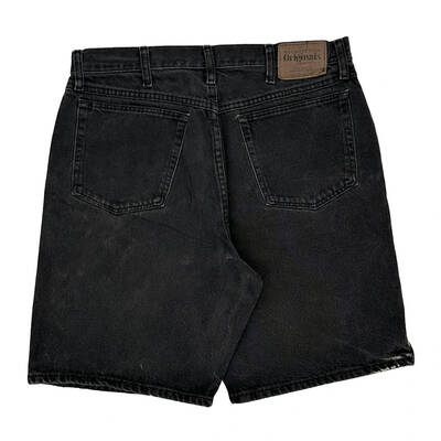 Wrangler Denim Shorts - 34W 9L Black Cotton