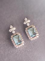 2024 New Style Artificial Zircon Decor Dangle Earrings, Elegant Jewelry for Women, Trendy All-match & Exquisite Jewelry for B...