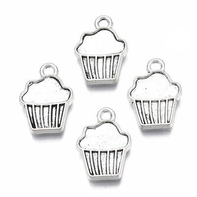 Tibetan Style Alloy Charm Settings for Enamel