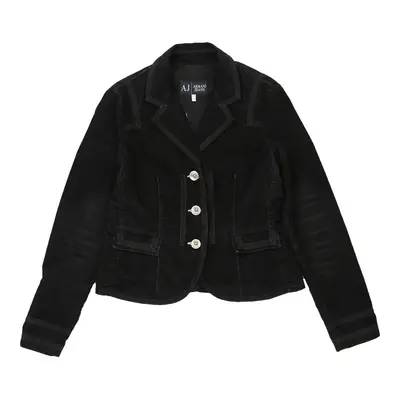 Armani Jeans Blazer - Medium Black Cotton | Size: medium