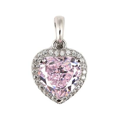 925 Sterling Silver Pave Cubic Zirconia Pendants