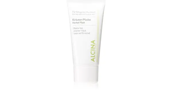 Alcina For Oily Skin herbal mask against shiny skin and enlarged pores 50 ml