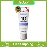 Puolern 10% AHA & BHA Body Scrub - Keratosis Pilaris, Fade Dark Spots, Nourish Skin Blend Body Care, KP Bump Eraser