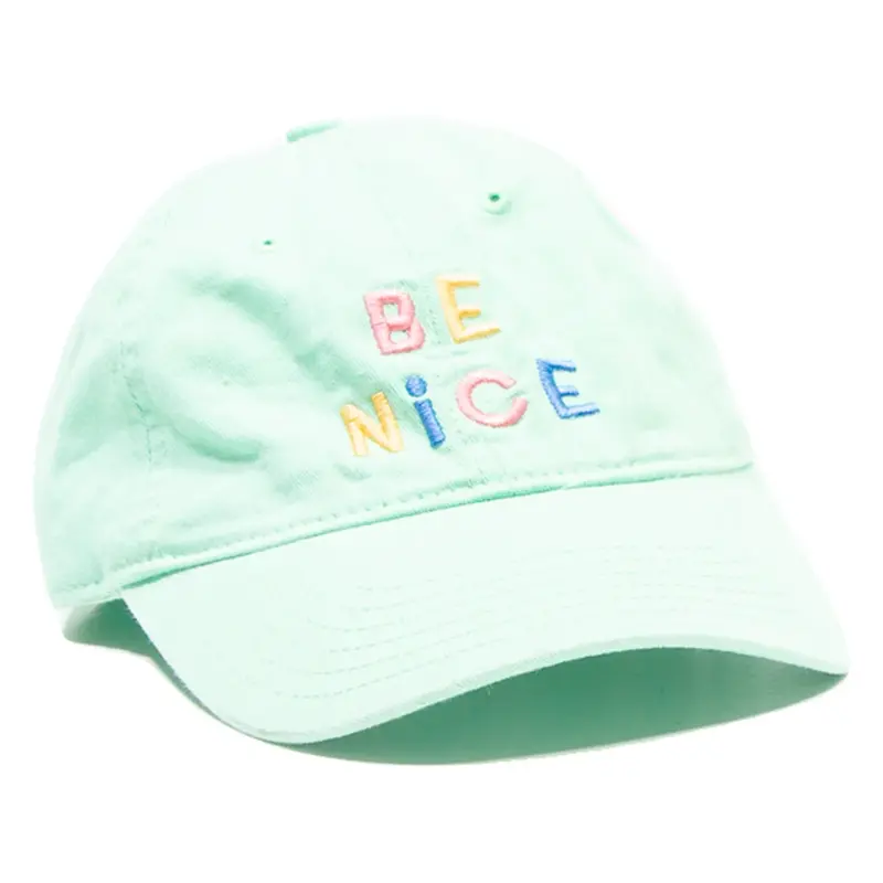 Be Nice Womens Baseball Cap Green ONE SIZE