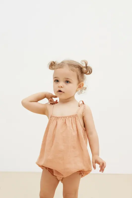 Olivia baby romper | Size: 3-6m