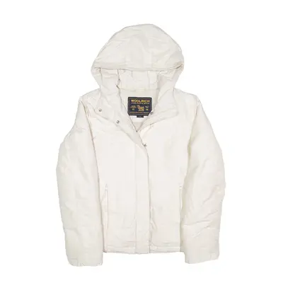 WOOLRICH Puffer Jacket White Womens S