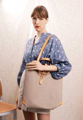 Tote Bag Double Twill Xl Caramel-Tonique | Color: CARAMEL TONIQUE | Size: U