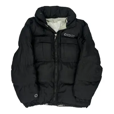 South Pole Puffer - Large Black Nylon