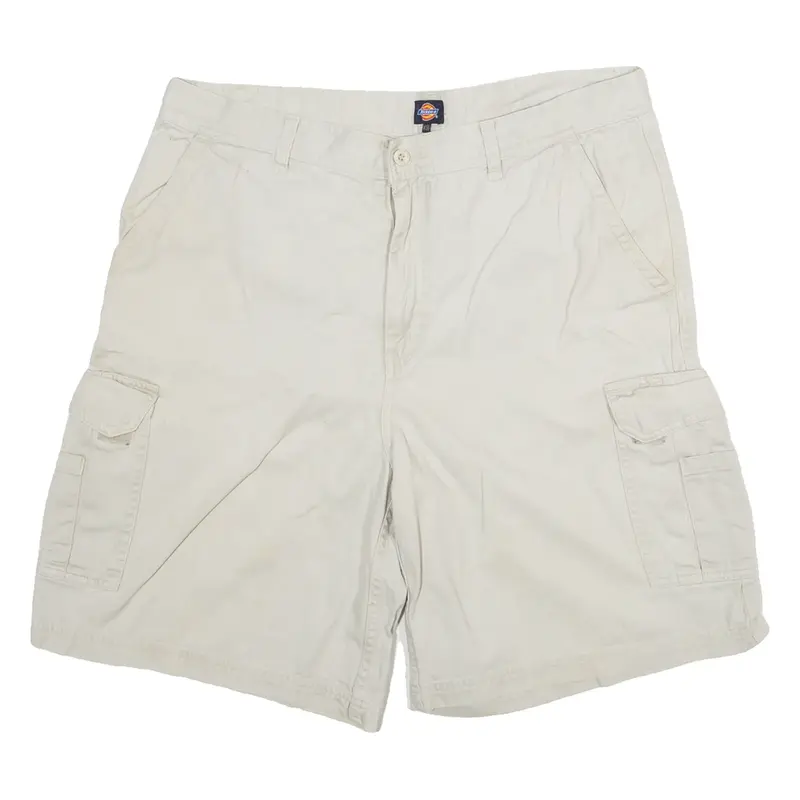 DICKIES Mens Cargo Shorts Beige L W36