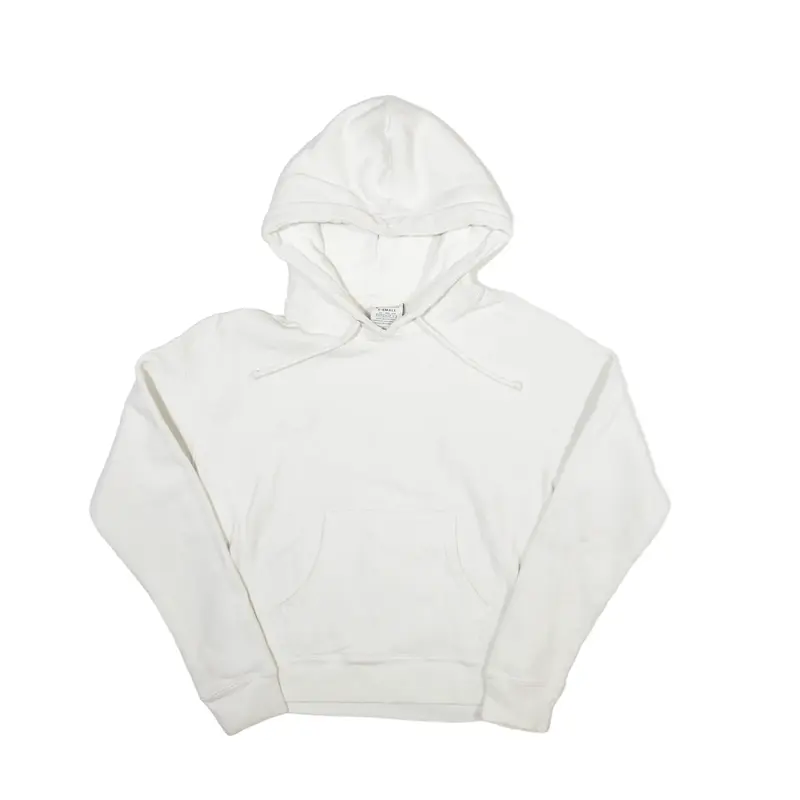 CHAMPION Reverse Weave Hoodie White Pullover Womens XS