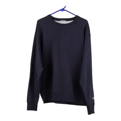 Champion Sweatshirt - Large Navy Cotton