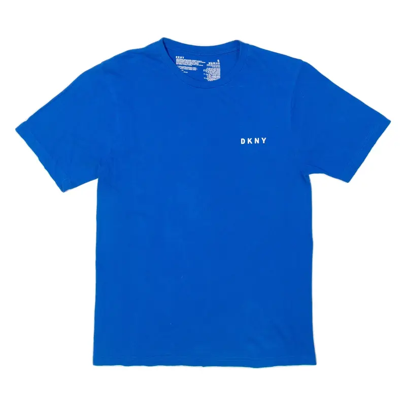 DKNY Mens T-Shirt Blue S