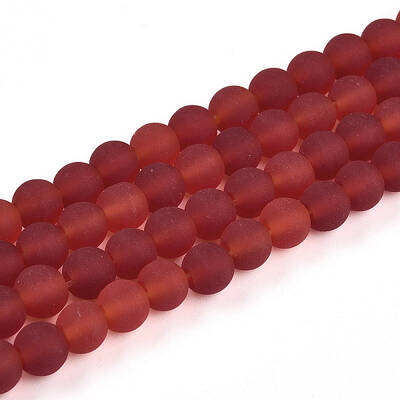 Transparent Glass Beads Strands