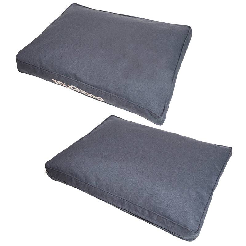 Touchdog® Hushky Water-Resistant Raised Dog Mat - Grey - Small
