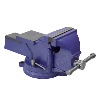 Garvee 6 Bench Vise, Heavy Duty Table Vise,360 Degree Swivel Base for Crafting Clamping Fixing Equipment, Blue