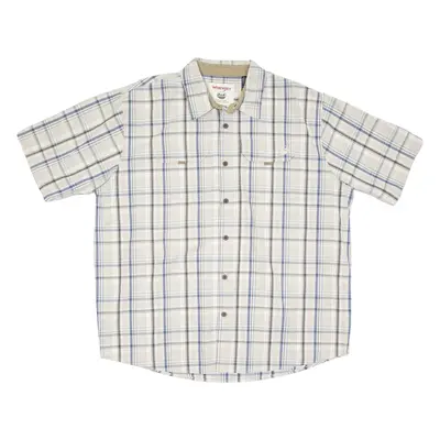 WRANGLER Mens Shirt Beige Check XL