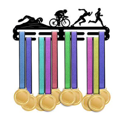 Sports Theme Iron Medal Hanger Holder Display Wall Rack