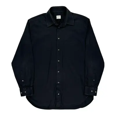 Armani Shirt - Medium Black Cotton