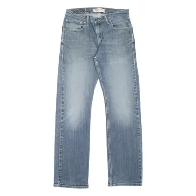 LEVI'S 505 Jeans Mens Blue Regular Straight Stone Wash W28 L32