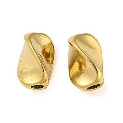 Ion Plating(IP) 304 Stainless Steel Twist Beads