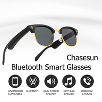 Chasesun Smart Glasses, Bluetooth Hands-Free eyeglass for Sport, UV Protection Sunglasses, Compatible with iOS Android, Wirel...