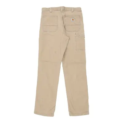 Carhartt Cargo Trousers - 33W 34L Beige Cotton