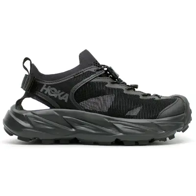 Hoka Hopara 2 Textile Synthetic Women's Lace Up Shoes - Black Black - Size:US 7 Women