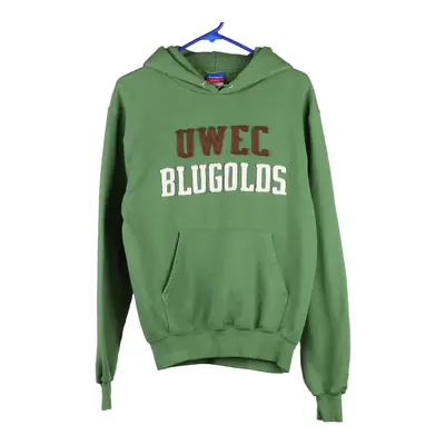 Uwec Blugolds Champion Hoodie - Small Green Cotton Blend
