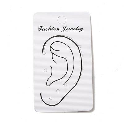 Ear Print Paper Display Cards