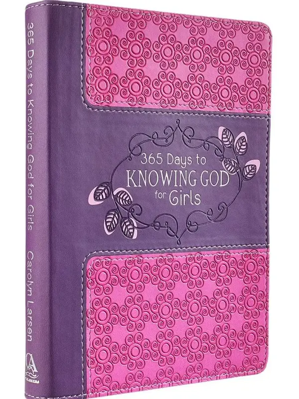 365 Days to Knowing God for Girls Devotional Imitation Leather