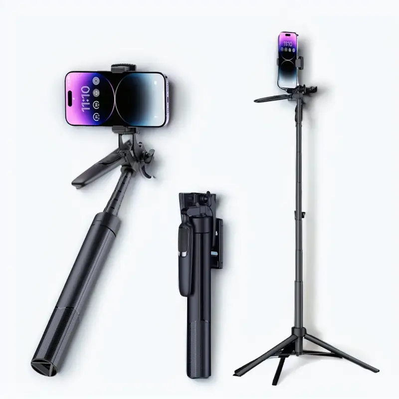 Selfie Stick Tripod With Remote Control for Music Festival, Extendable Tripod Stand, Smartphone Accessories for Summer, Gimba...