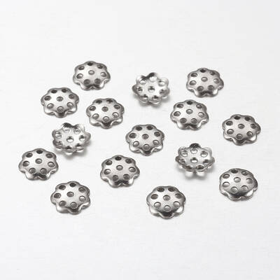 Tarnish Resistant 304 Stainless Steel Bead Caps