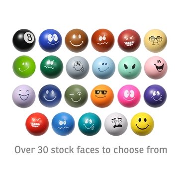 150 Custom Emoticons Ball - Stress Reliever