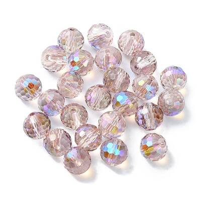 AB Color Plated Glass Beads