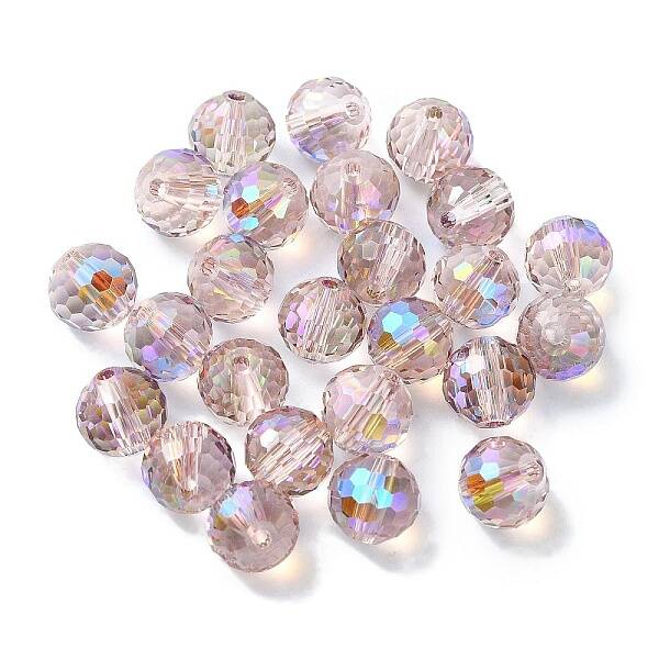 AB Color Plated Glass Beads