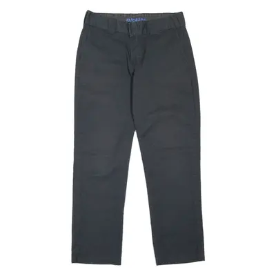 DICKIES Workwear Womens Trousers Black Slim Tapered W30 L28