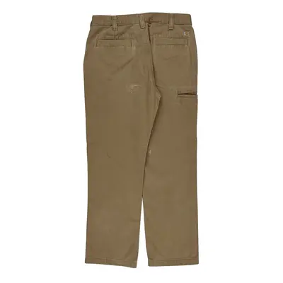 Carhartt Carpenter Trousers - 34? Waist Beige Cotton