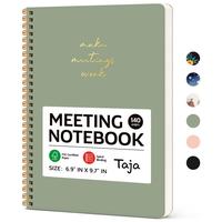 Meeting Notebook for Work Organization - Work notebook with action items, Meeting Minutes Planner Notebook, Perfect Office Su...