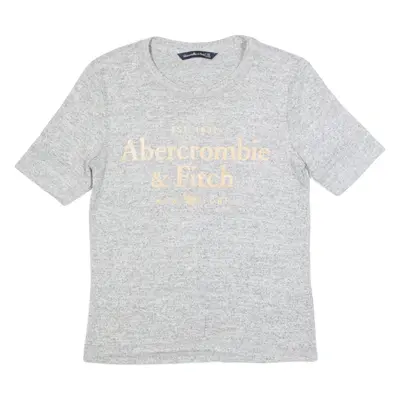 ABERCROMBIE & FITCH Womens T-Shirt Grey XS